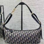 Christian Dior Medium D-Journey Bag M2417 Dark Blue